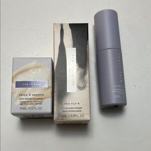 Fenty beauty 3 piece set
Primer, eye cream and hydra vizor